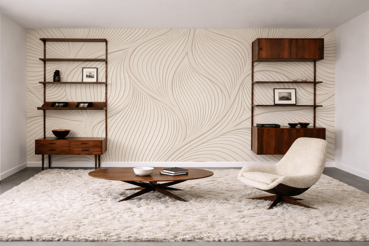 Wavy Tendril Motif