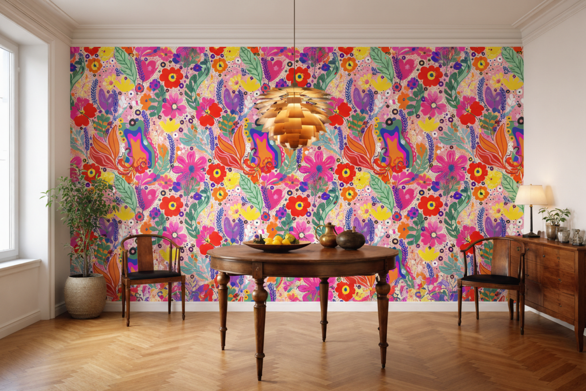 Lush Flora Mosaic