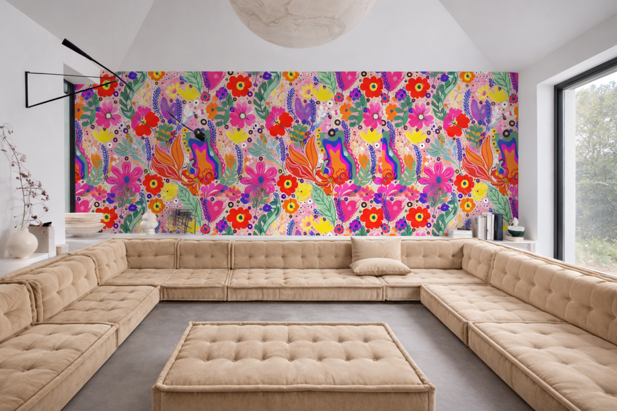 Lush Flora Mosaic
