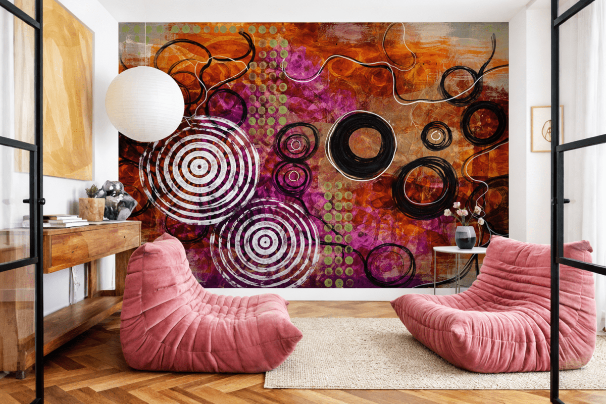 Saffron Spiral Dance