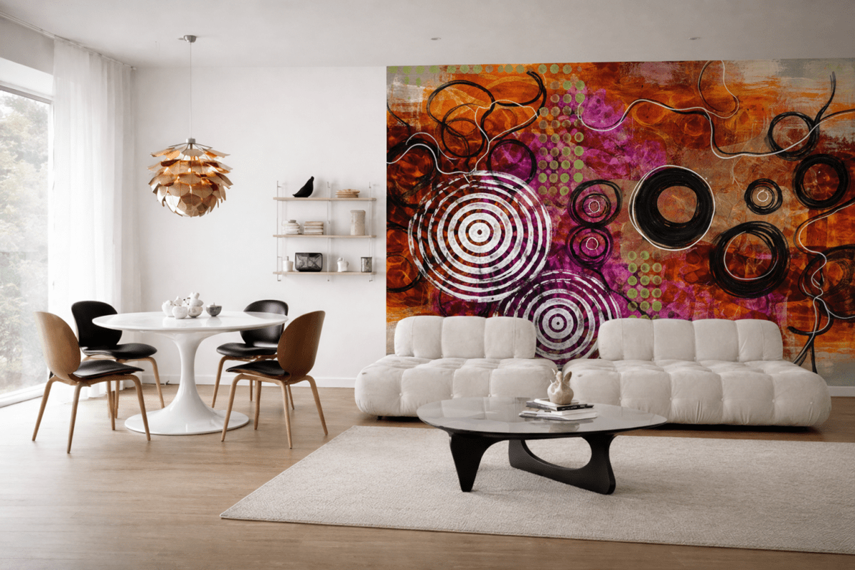 Saffron Spiral Dance