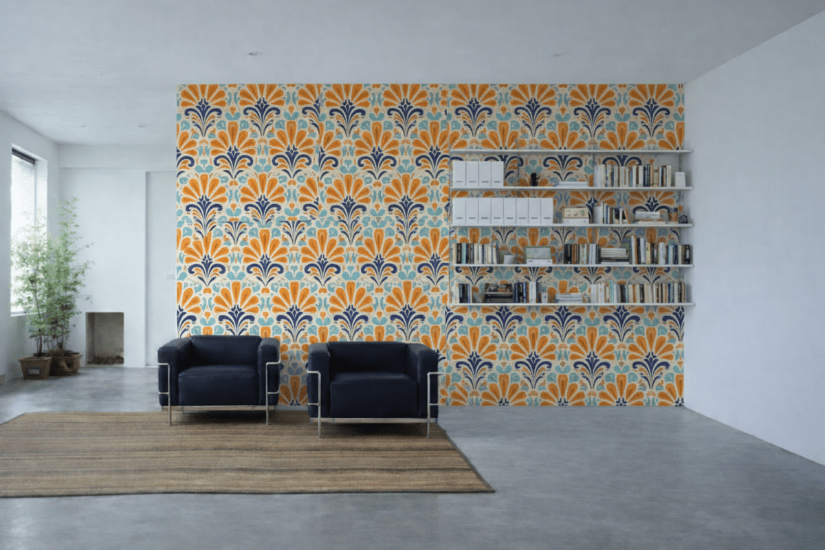 Flame Petal Mosaic