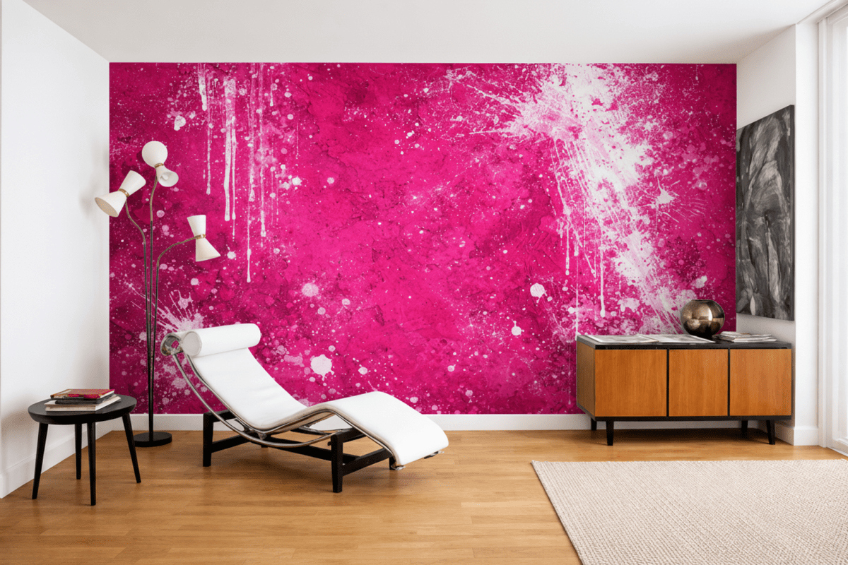 Crimson Splatter Canvas