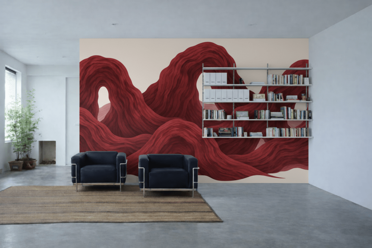 Crimson Kelp Undulations