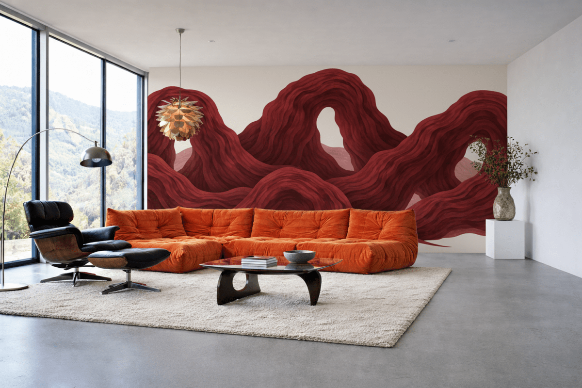 Crimson Kelp Undulations