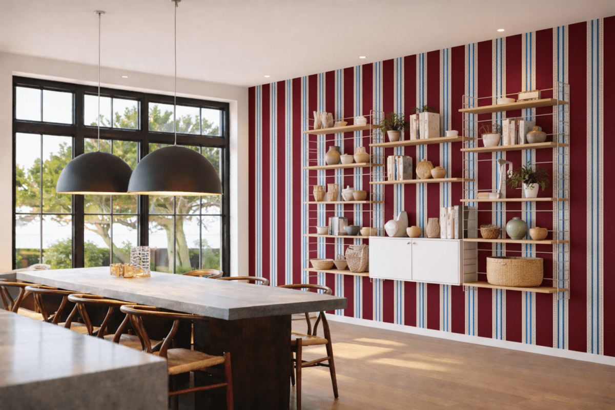 Rustic Stripe Layout