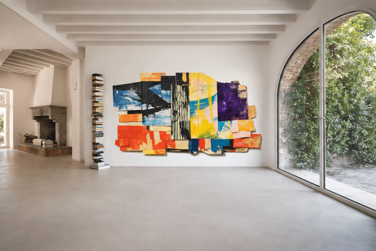 Fragmented Mineral Canvas