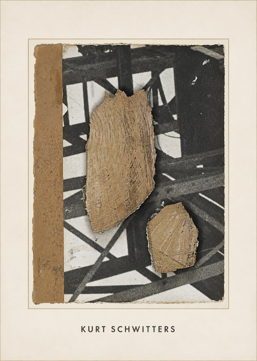 Kurt Schwitters Merz Collage with Found Objects No4 - Plakat