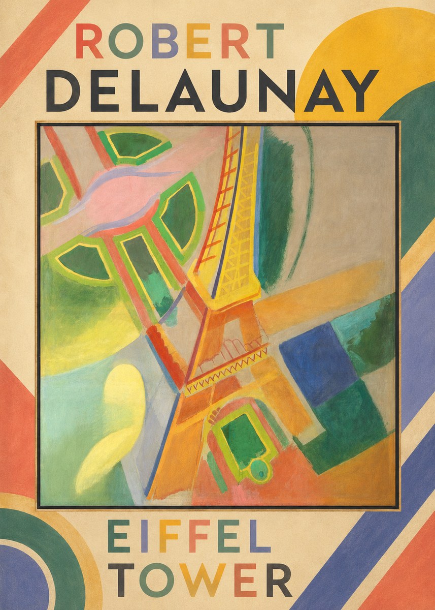 Robert Delaunay Eiffel Tower No1 - Plakat