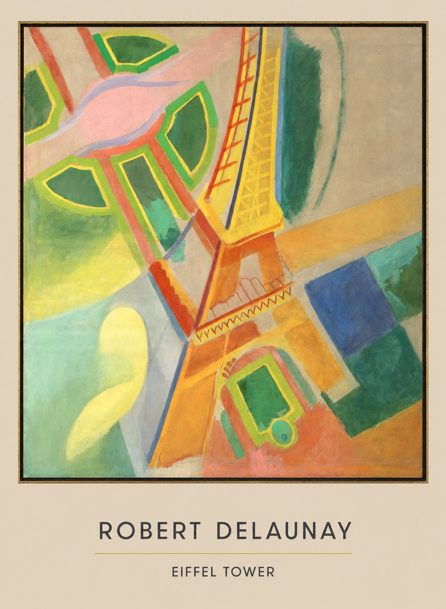 Robert Delaunay Eiffel Tower No6 - Plakat