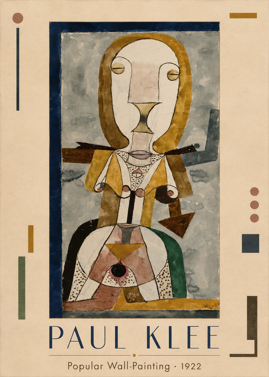 Paul Klee Popular Wall-painting No1 - Plakat