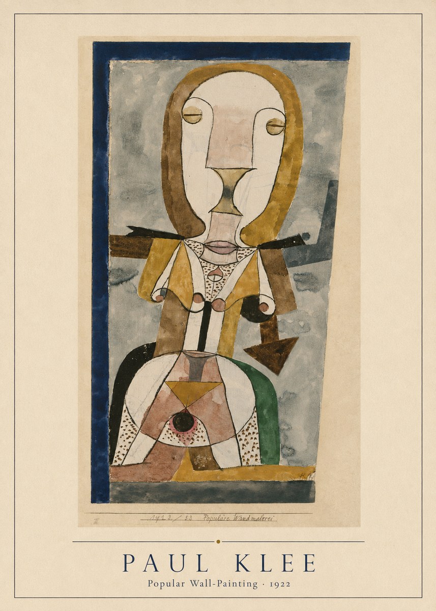 Paul Klee Popular Wall-painting No3 - Plakat