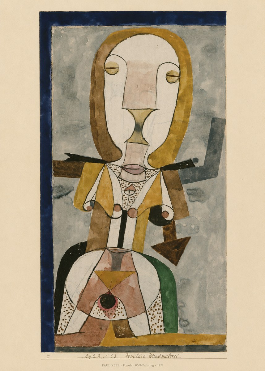 Paul Klee Popular Wall-painting No6 - Plakat