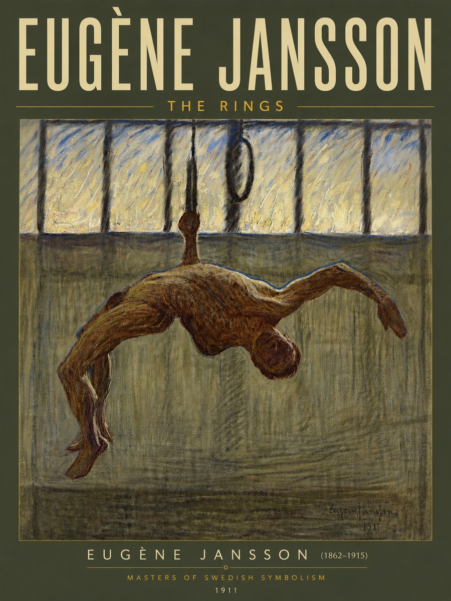 Eugène Jansson The Rings No5 - Plakat