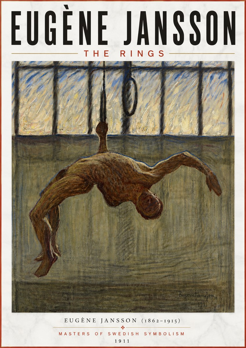 Eugène Jansson The Rings No6 - Plakat