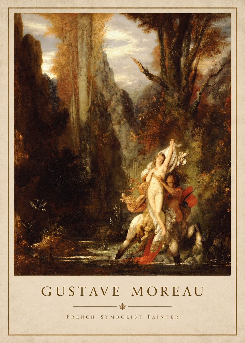 Gustave Moreau Jupiter and Semele I No5 - Plakat