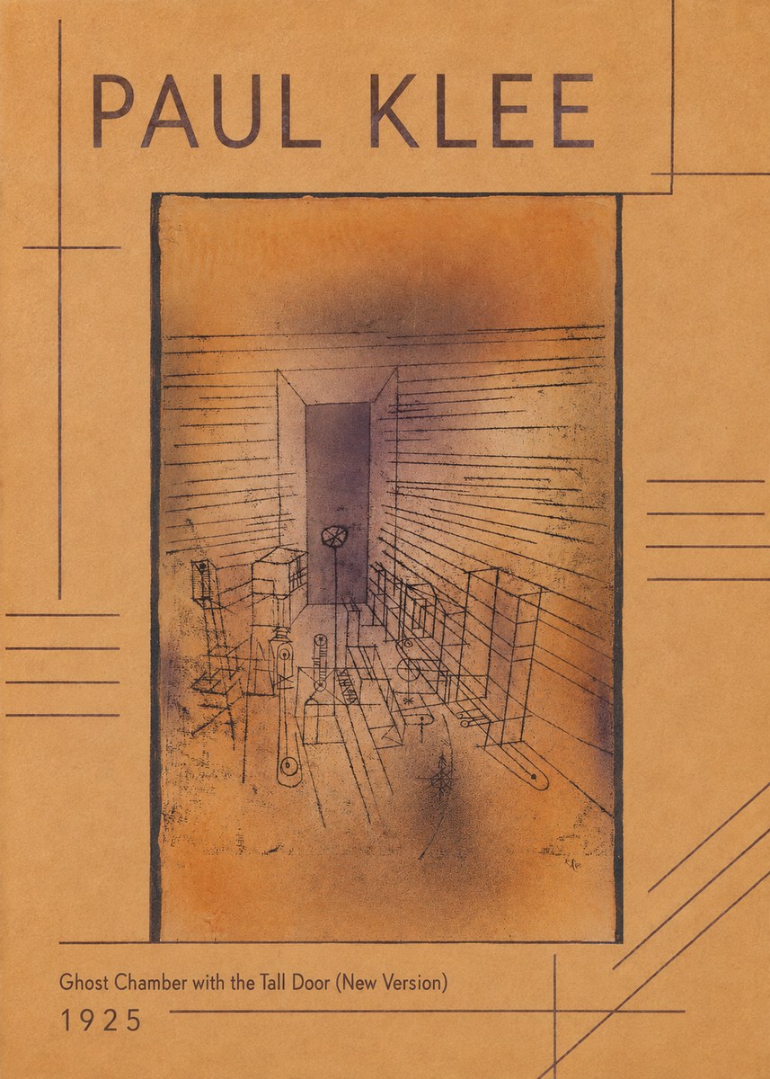 Paul Klee Ghost Chamber with the Tall Door (New Version) No1 - Plakat
