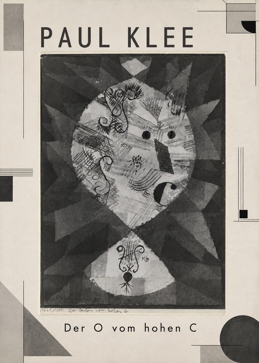 Paul Klee Der O Vom Hohen C No1 - Plakat