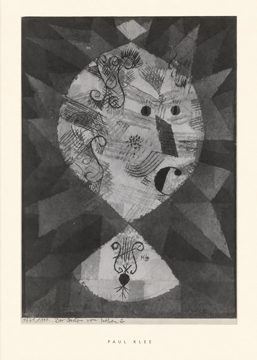Paul Klee Der O Vom Hohen C No6 - Plakat