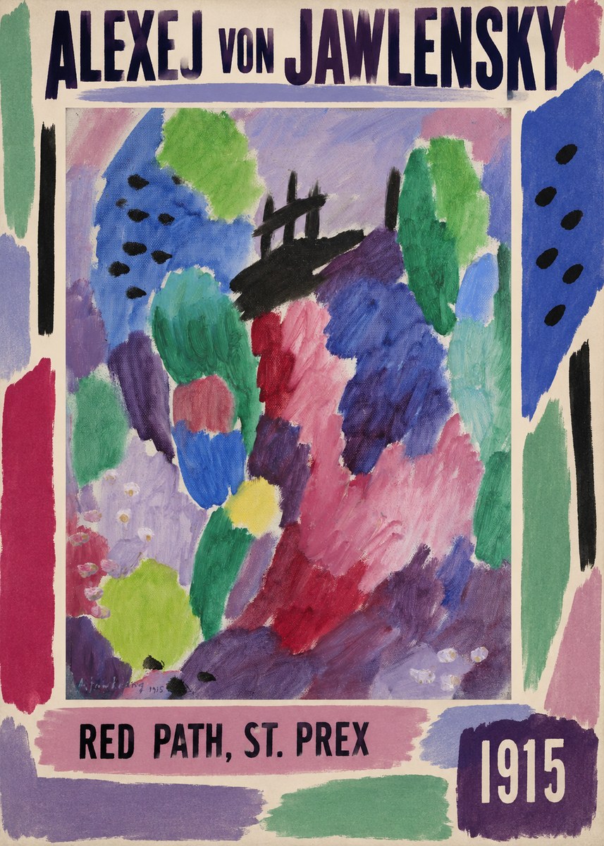Alexej von Jawlensky Red Path, St. Prex I No2 - Plakat