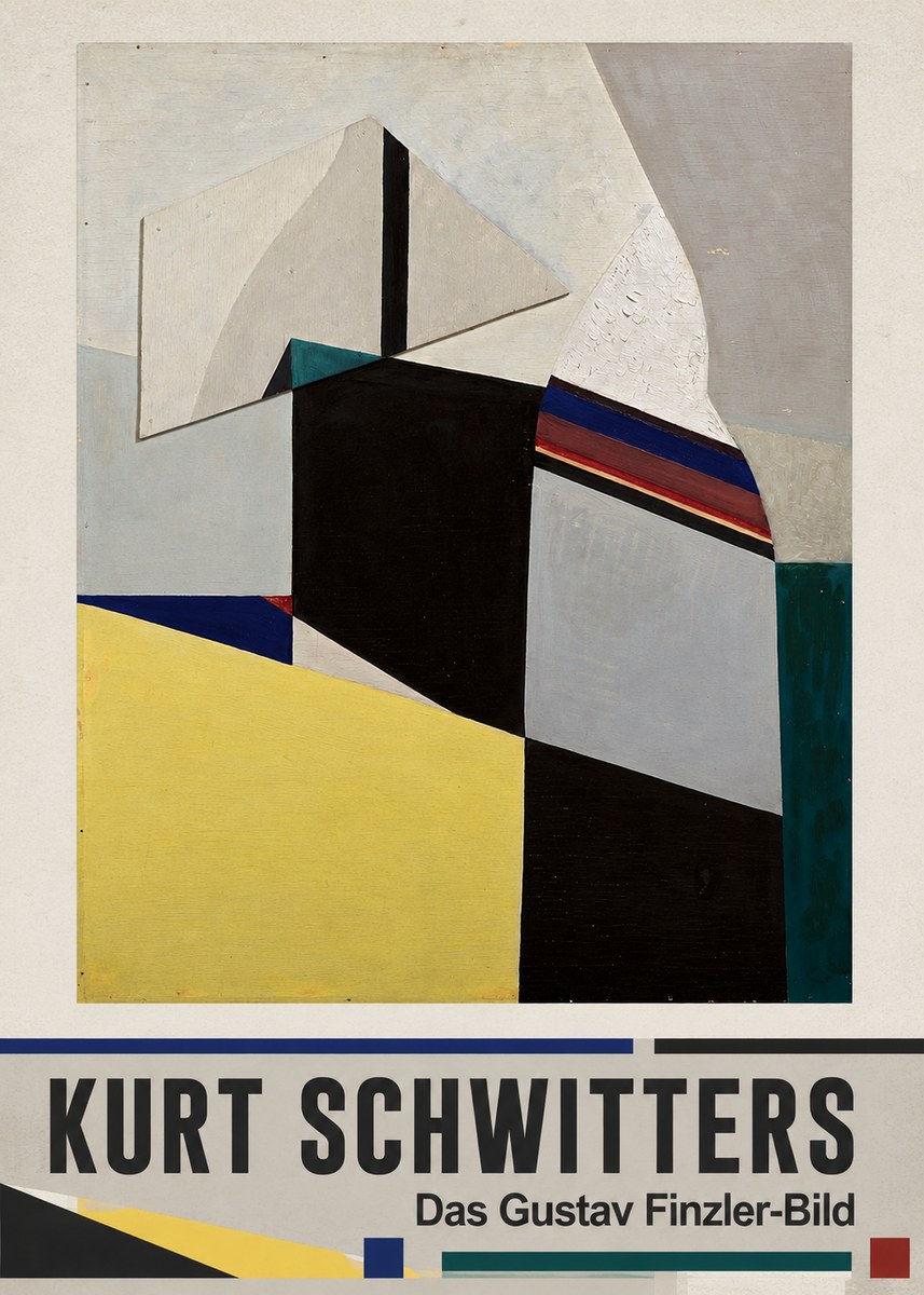 Kurt Schwitters Das Gustav Finzler-bild No5 - Plakat