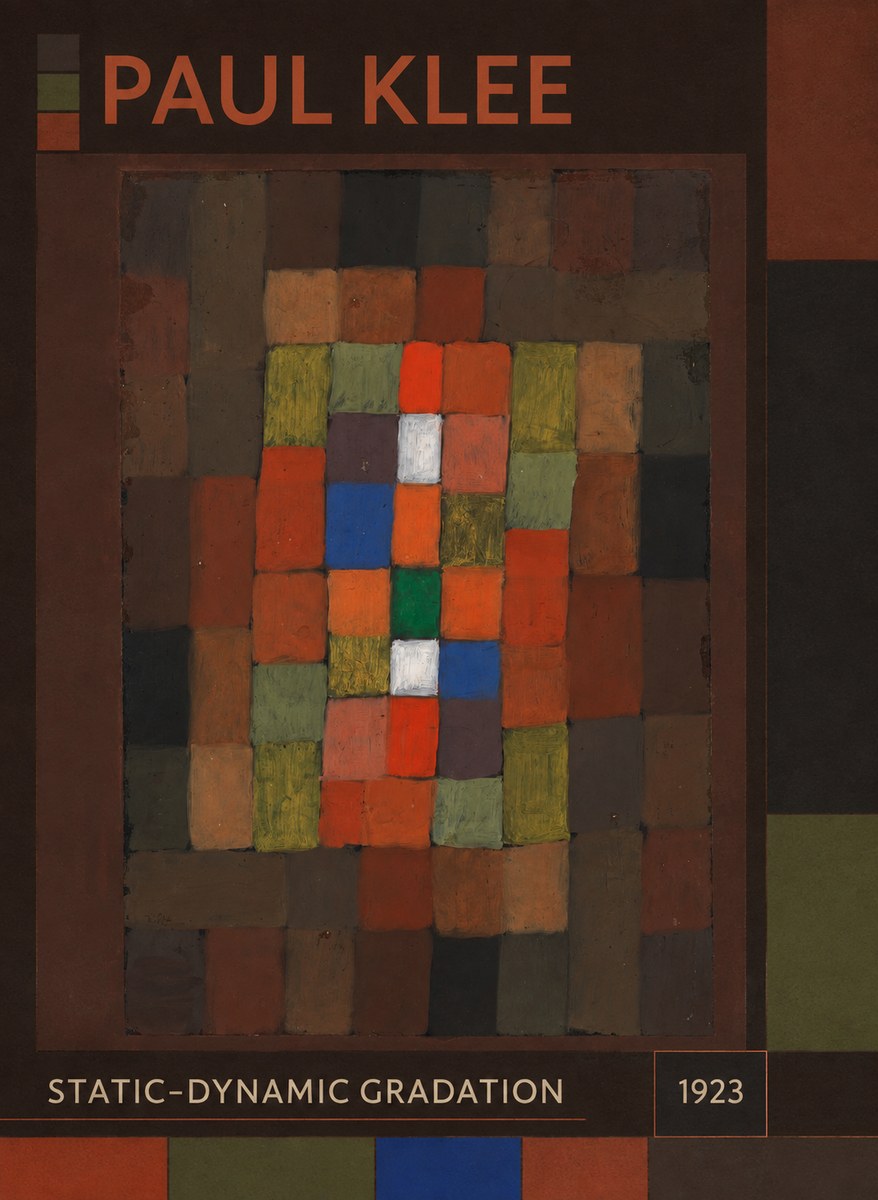 Paul Klee Static-dynamic Gradation No1 - Plakat