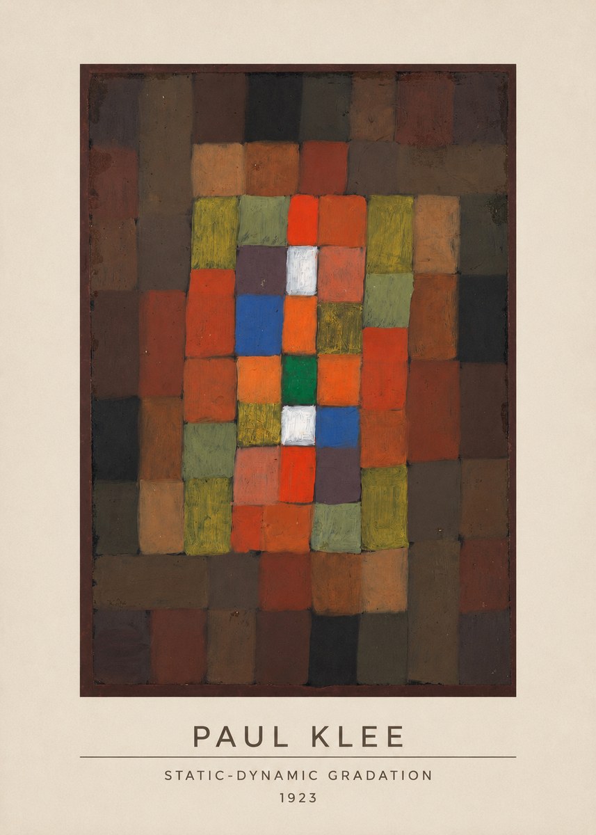 Paul Klee Static-dynamic Gradation No3 - Plakat
