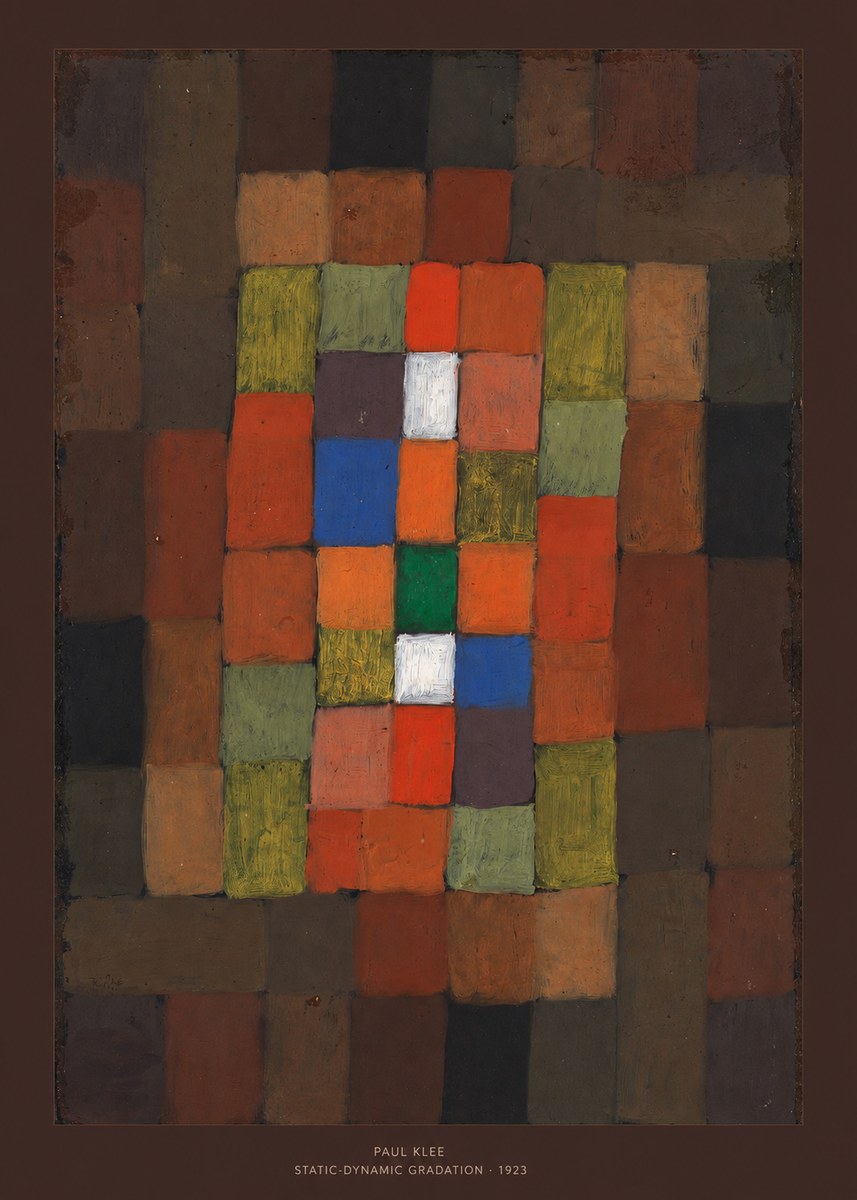Paul Klee Static-dynamic Gradation No6 - Plakat