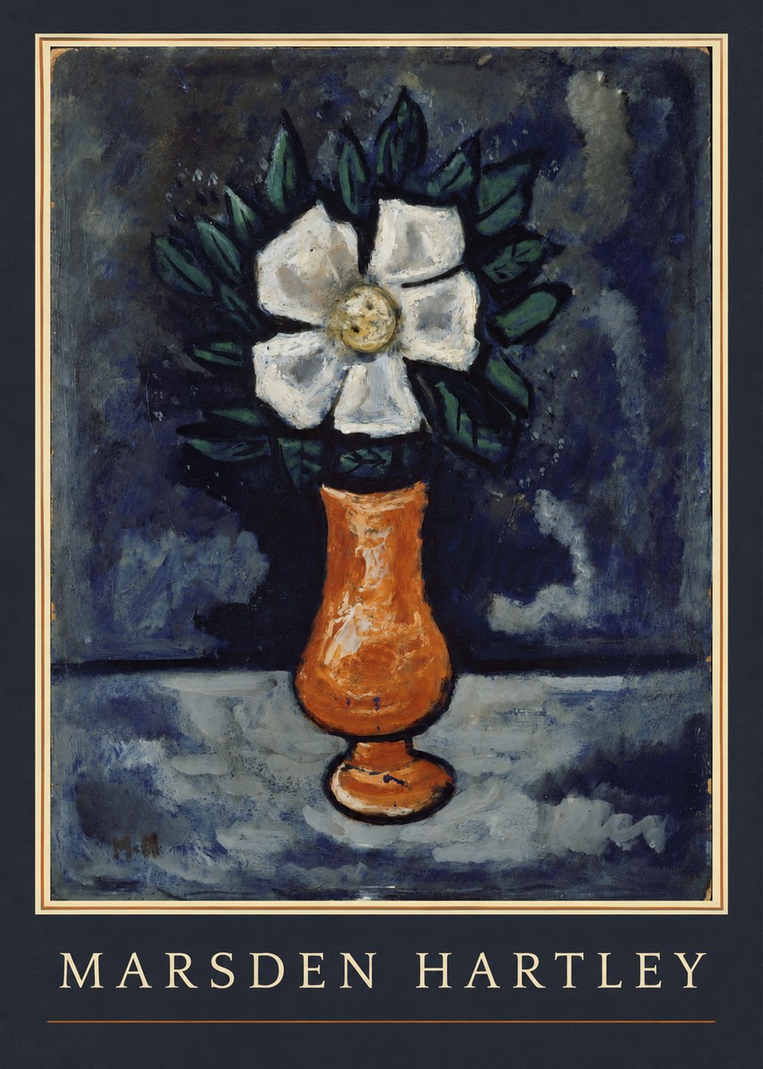 Marsden Hartley Flower in Vase No1 - Plakat