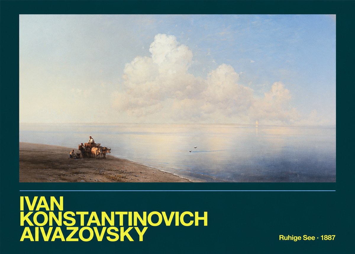 Ivan Konstantinovich Aivazovsky Ruhige See No4 - Plakat
