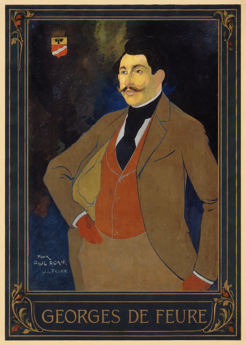 Georges de Feure Portrait De Paul Adam No3 - Plakat