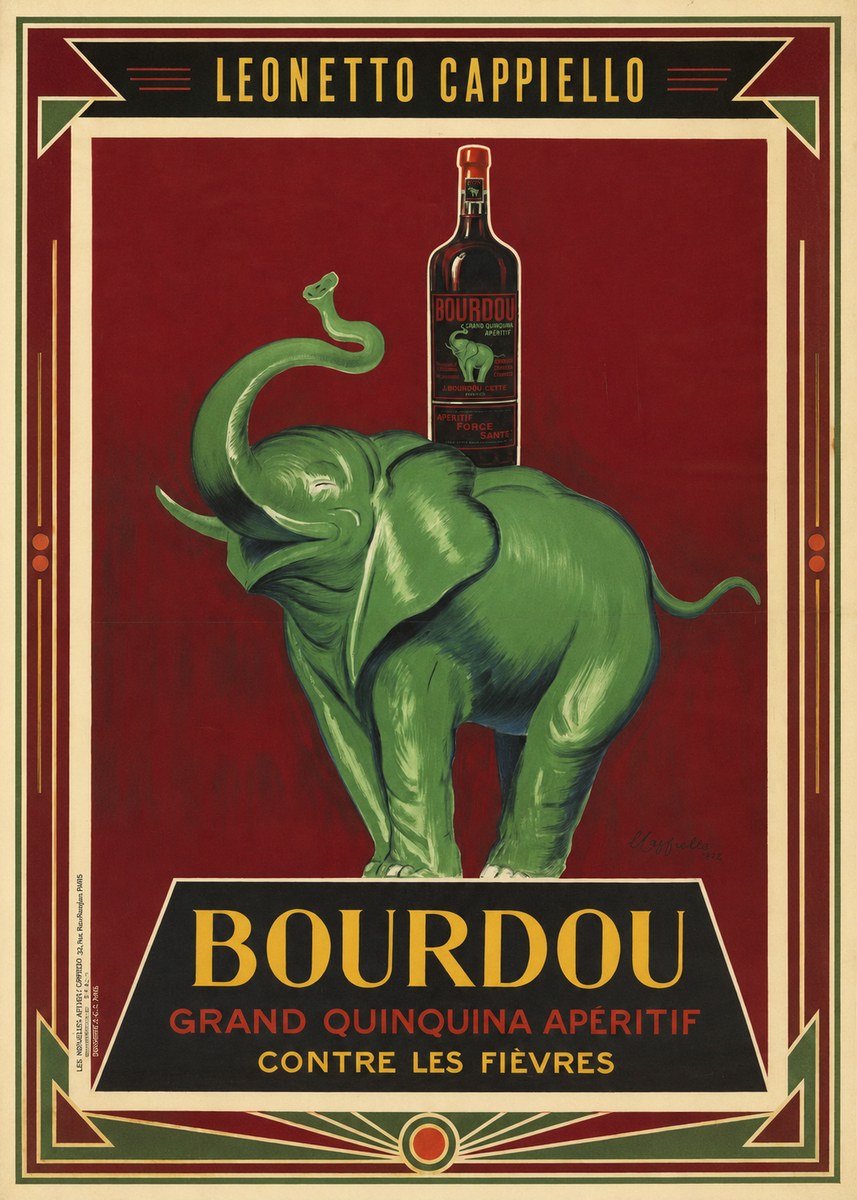Leonetto Cappiello Bourdou No1 - Plakat