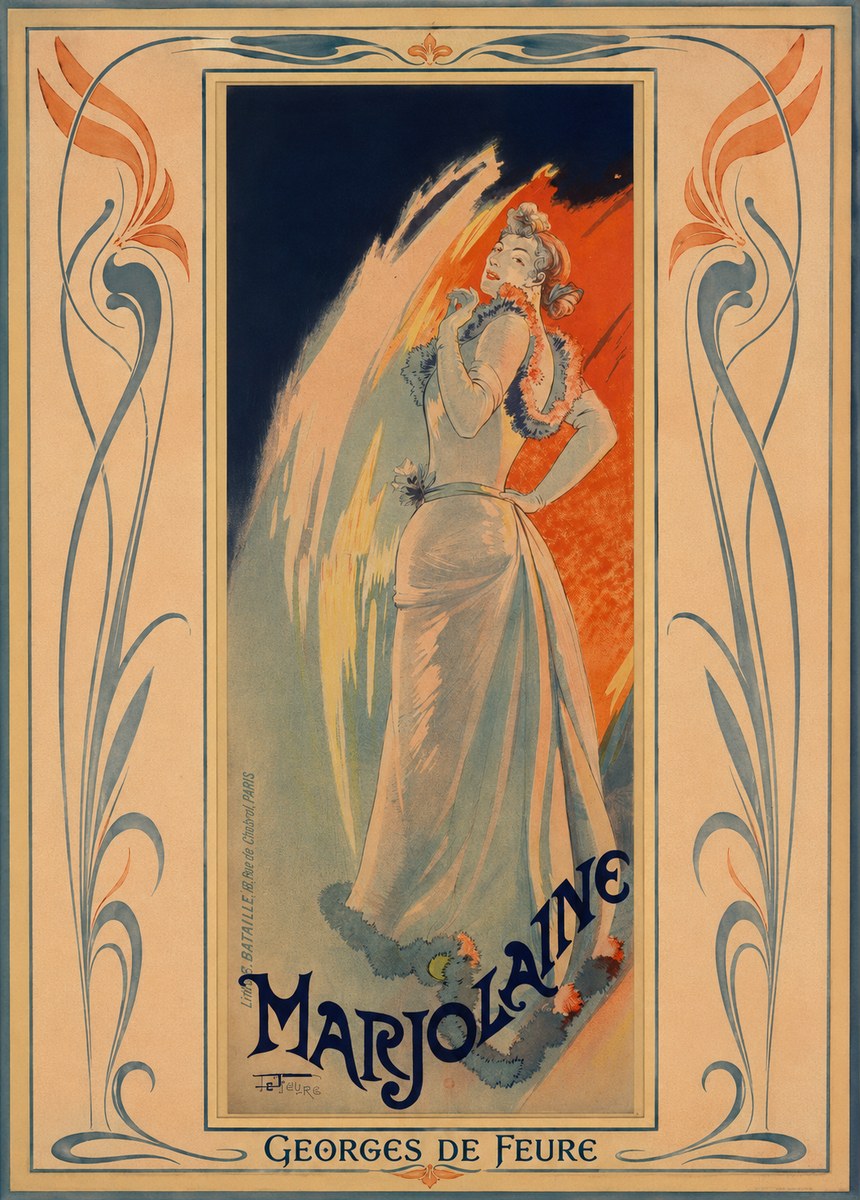 Georges de Feure Marjolaine No1 - Plakat