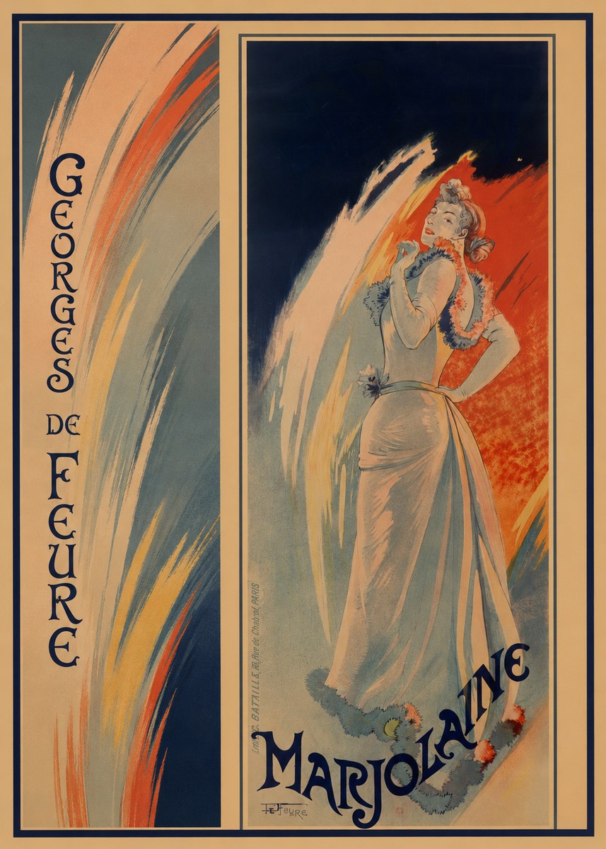 Georges de Feure Marjolaine No2 - Plakat