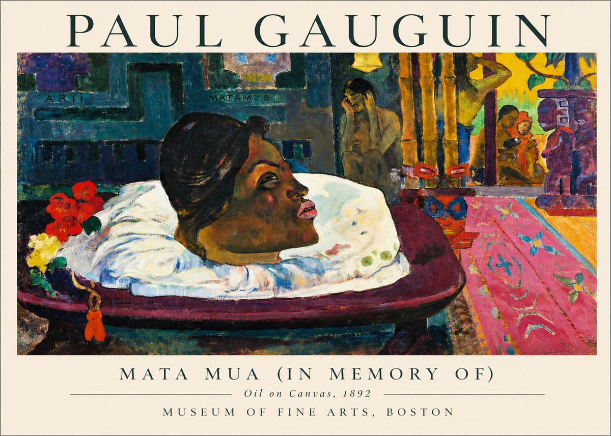 Paul Gauguin Mata Mua (in Memory Of) No3 - Plakat