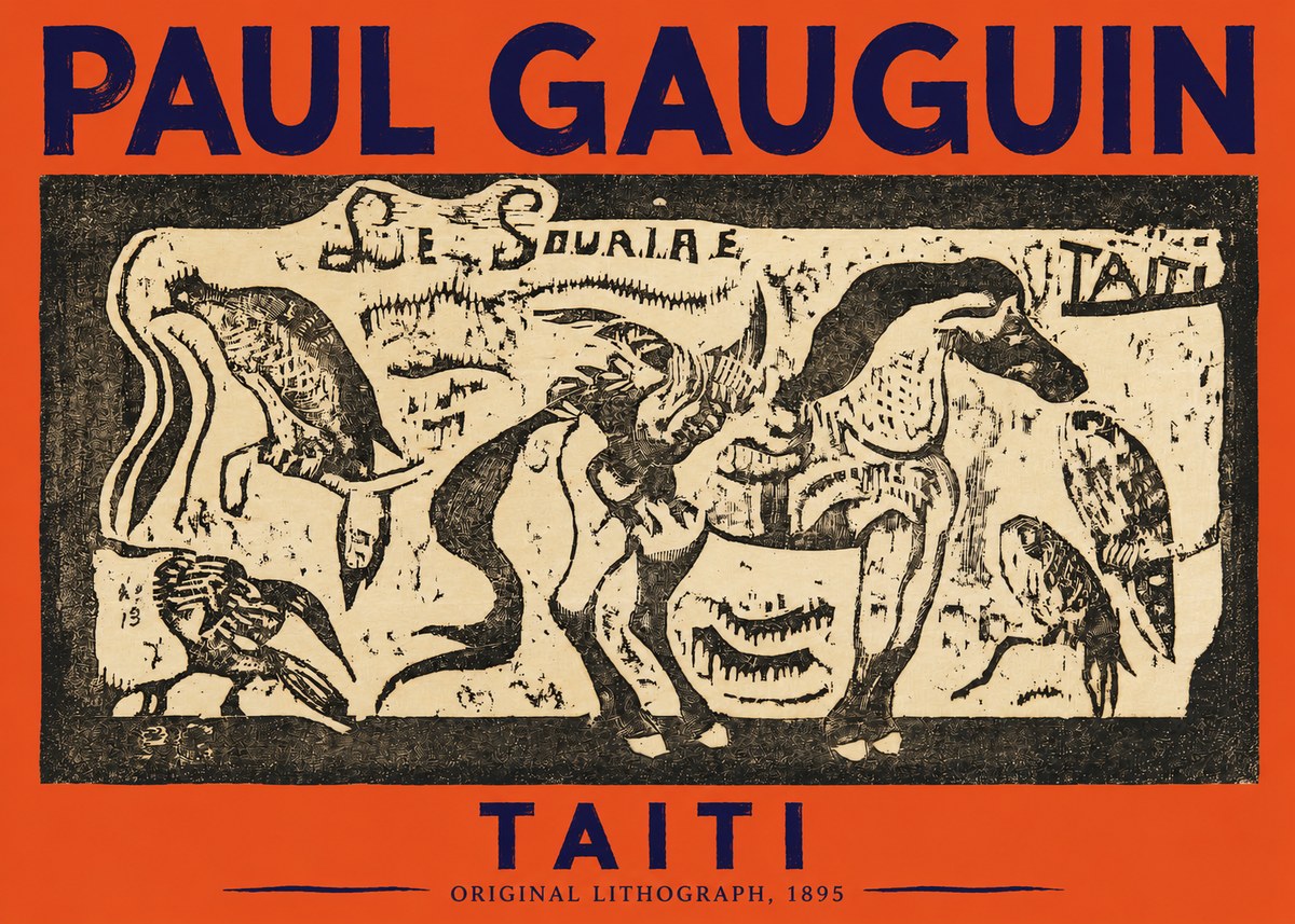 Paul Gauguin Taiti No2 - Plakat