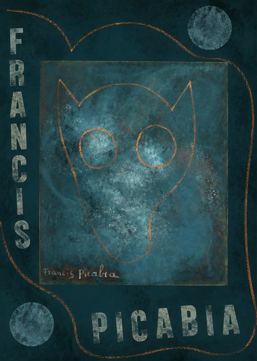 Francis Picabia Abstract Head No6 - Plakat