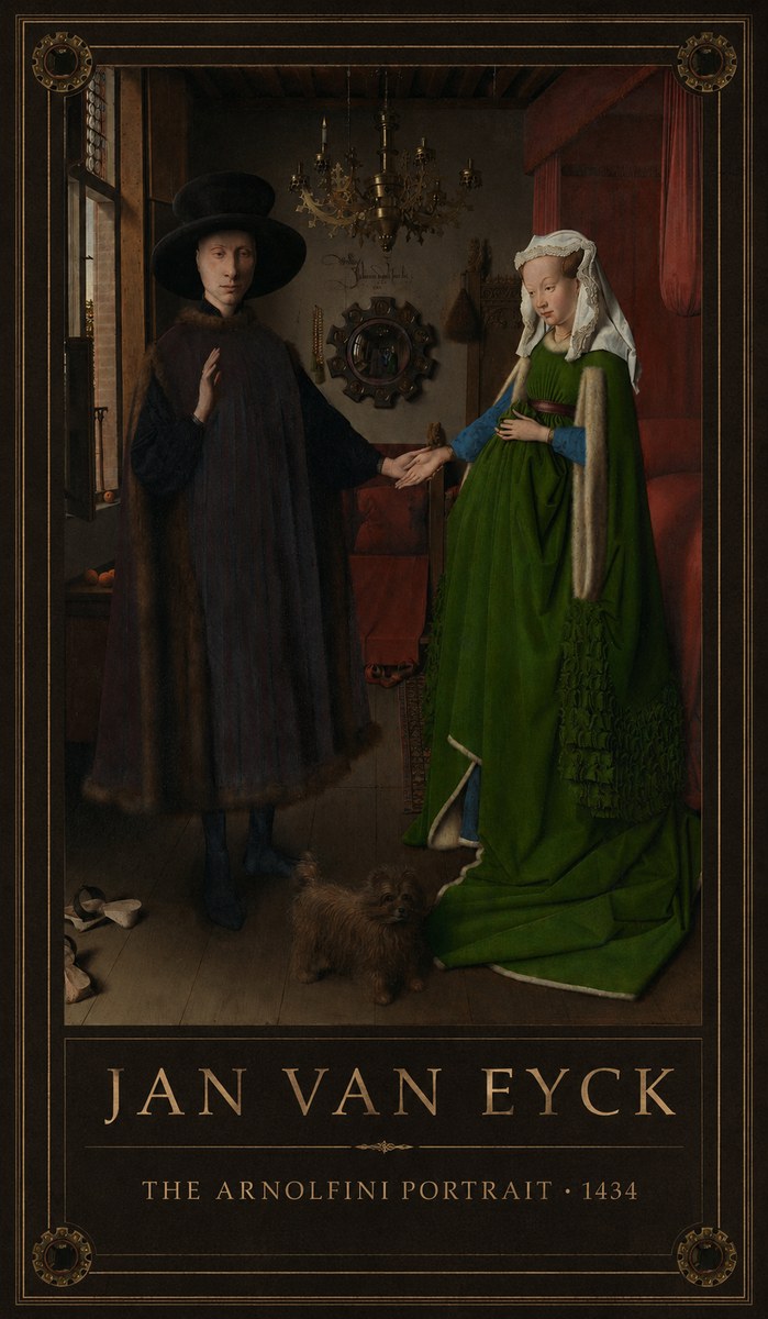 Jan van Eyck The Arnolfini Portrait I No1 - Plakat