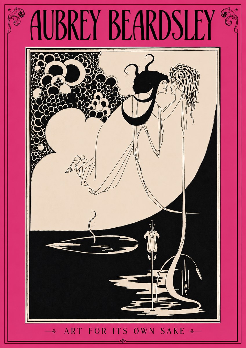 Aubrey Beardsley Art for Its Own Sake No3 - Plakat