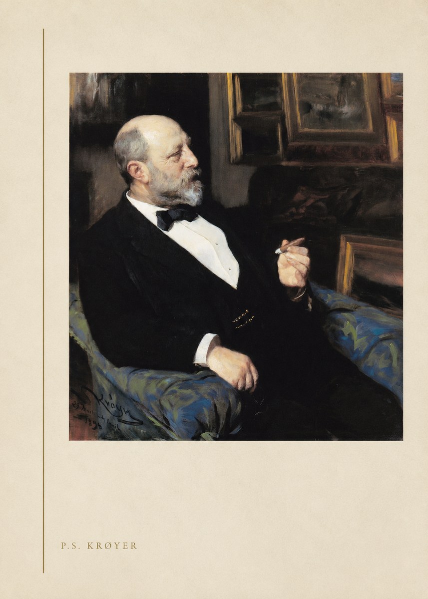P.S. Krøyer Self-portrait I No2 - Plakat