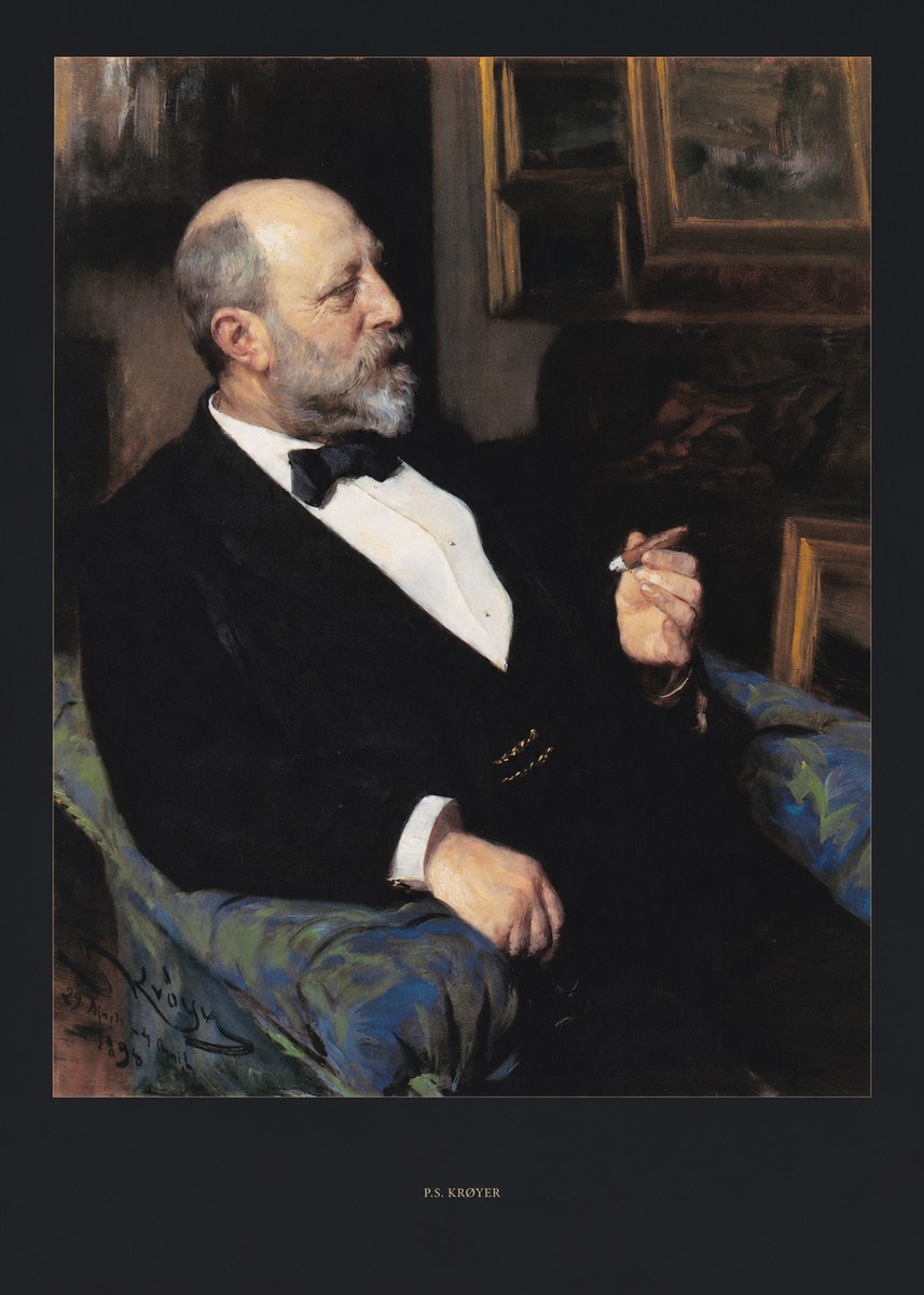 P.S. Krøyer Self-portrait I No6 - Plakat