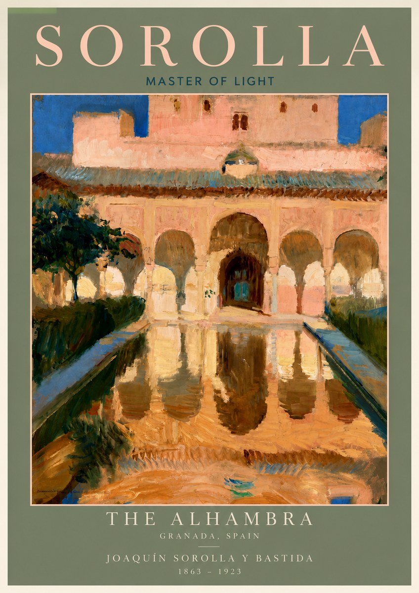 Sorolla The Alhambra No4 - Plakat