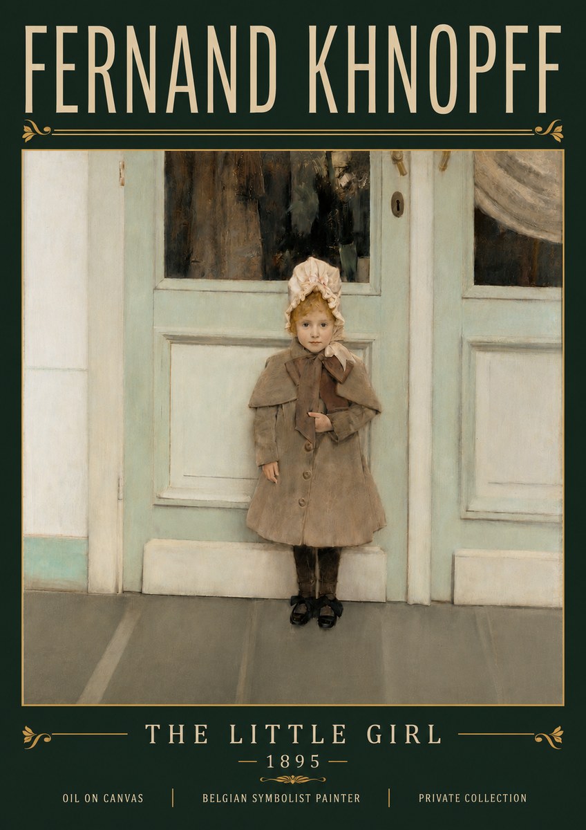 Fernand Khnopff The Little Girl No6 - Plakat