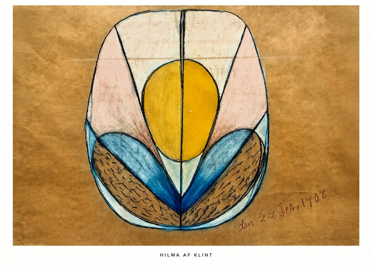 Hilma af Klint The Five - No Title No6 - Plakat