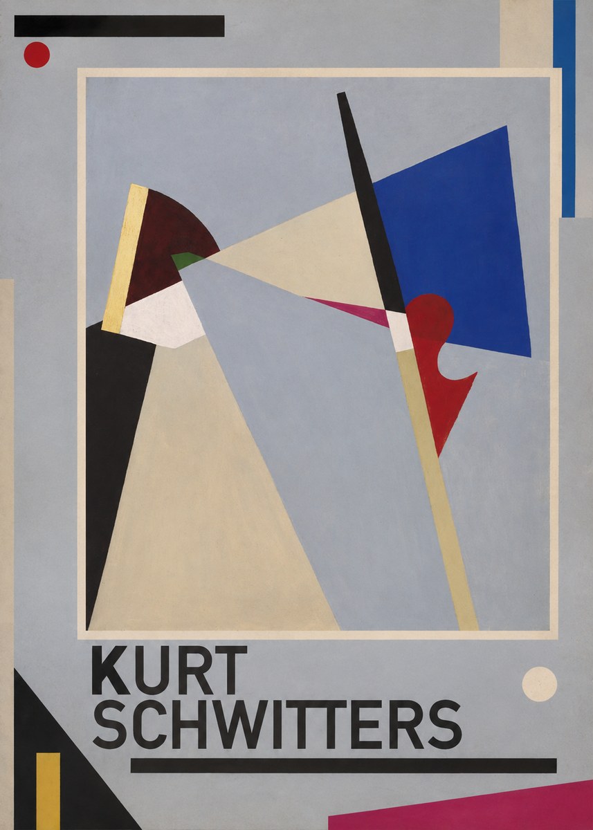 Kurt Schwitters Abstract Composition No3 - Plakat