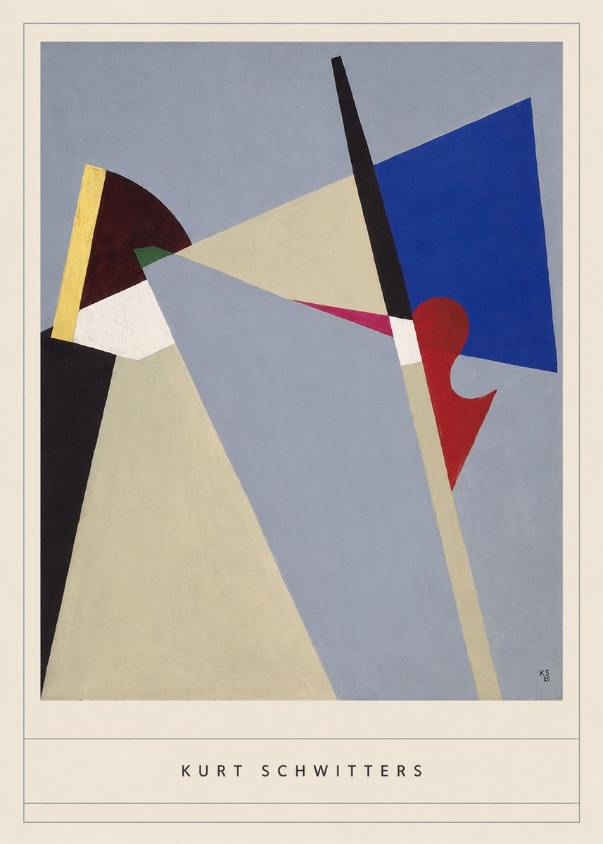 Kurt Schwitters Abstract Composition No4 - Plakat