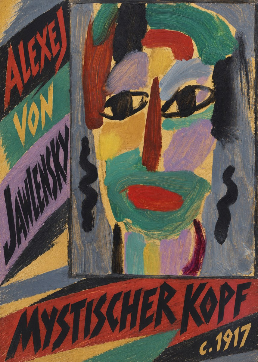 Alexej von Jawlensky Mystischer Kopf No5 - Plakat