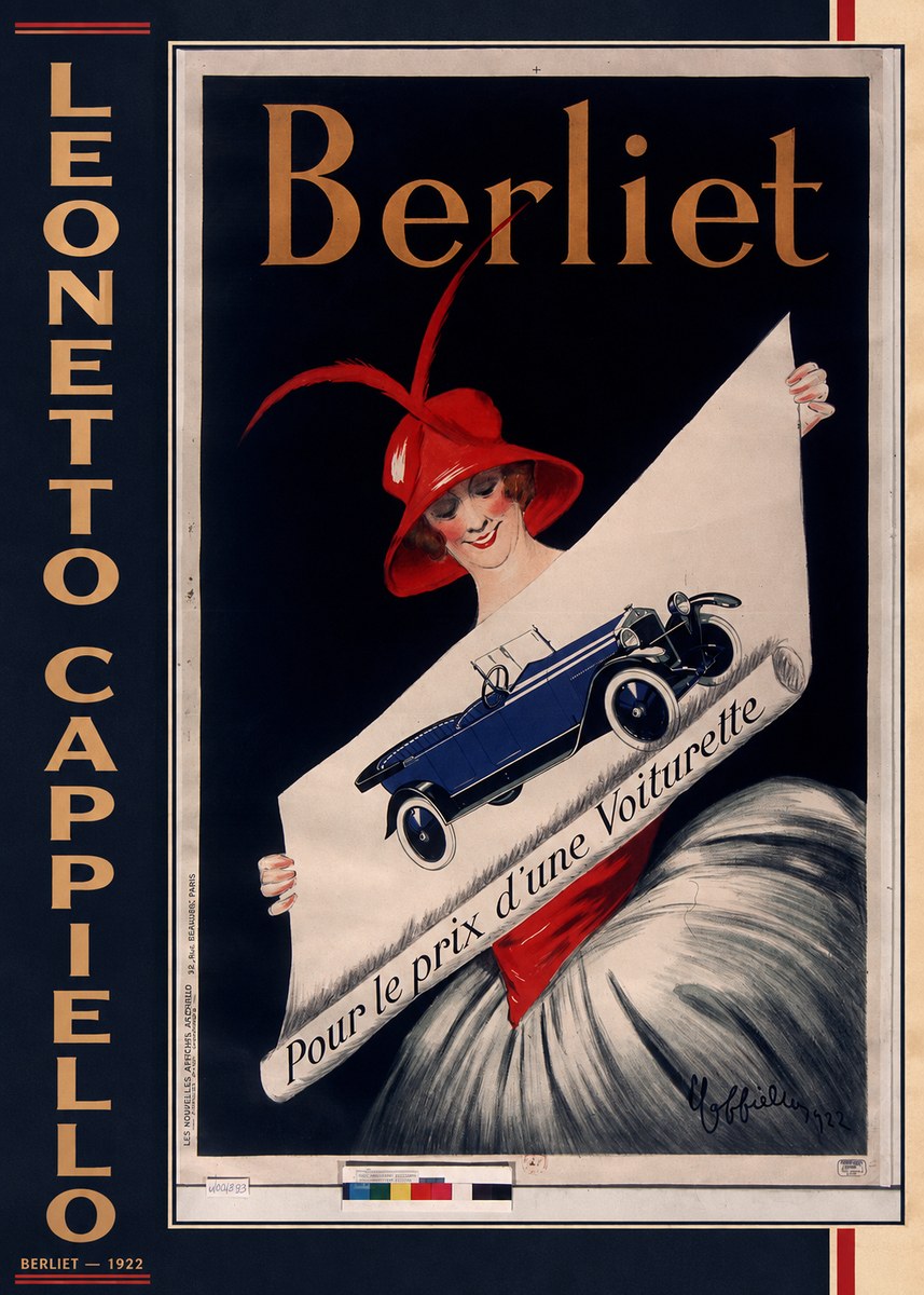 Leonetto Cappiello Berliet - Pour Le Prix D'une Voiturette No3 - Plakat