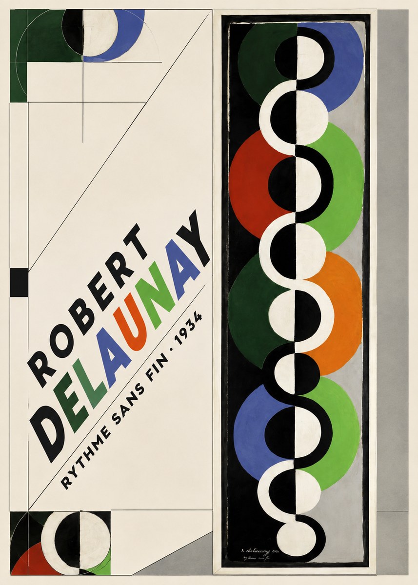 Robert Delaunay Rythme Sans Fin I No3 - Plakat
