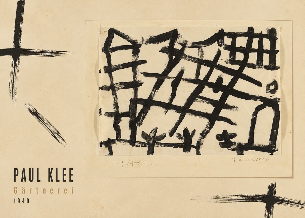 Paul Klee Gärtnerei No5 - Plakat